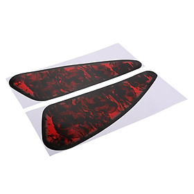 Frame Skeleton Oil/Fuel Tank Decals Emblem Badges Set For Harley