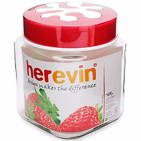 Hũ Thuỷ Tinh Herevin Vuông