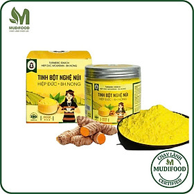 Tinh Bột Nghệ Núi Bh.Nong Hộp 200g - Nghệ Vàng Tự Nhiên Giúp Trắng Da, Mờ Thâm, Chống Lão Hóa