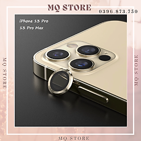 Ốp viền kính bảo vệ camera , vòng kim loại chống trầy xướt dành cho iPhone  13 Pro/ 13 Pro Max