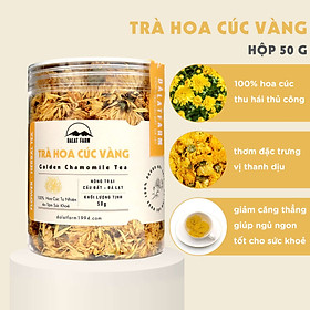 Hình ảnh Trà Hoa Cúc Vàng DalatFarm - Hộp 50 g