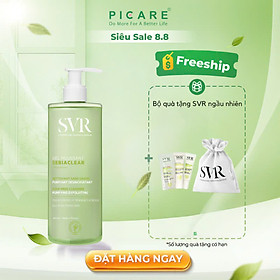 Sữa rửa mặt không có xà phòng và hỗ trợ giảm thiểu tế bào chết SEBIACLEAR Gel Moussant SVR 400ml