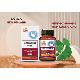 Viên Uống Bổ Não Nhập Khẩu Chính Hãng New Zealand Nutri Ginkgo 9000 (60 Viên)