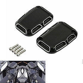 right for AutoPart BEESCLOVER L&R Motorcycle Brake Master Cylinder Cover For Touring Road King Ultra Tri Street Glide Electra Street V-Rod Night Rod 2017 Left 
