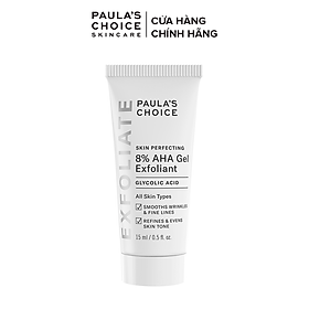 Gel loại bỏ tế bào chết Paula's Choice Skin Perfecting 8% AHA Gel Exfoliant 15ml Mã: 1907