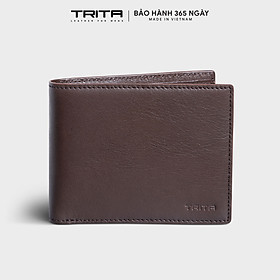 Ví nam da bò Trita ( Thời trang nam dáng ngang basic - Ví da RVN23 )