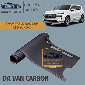 [HYUNDAI] Thảm Taplo 3 Lớp Dành Cho Các Xe Hãng HYUNDAI, Da Vân Carbon Cao Cấp - Hàng Chính Hãng