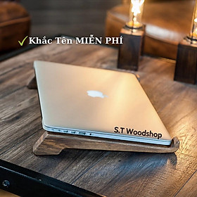 Mua Kê Tản Nhiệt Laptop Gỗ Thông - Khắc Lazer Theo Yêu Cầu