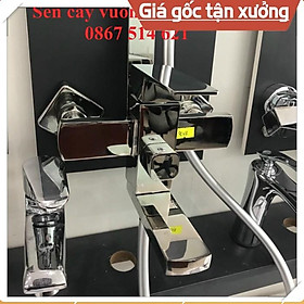 Mua Sen cây tắm đứng  sen cây vuông nóng lạnh inox 304 đánh bóng cao cấp - KMISU thiết bị vệ sinh