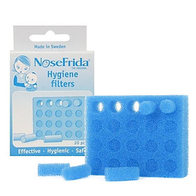 Miếng Lọc Ngăn Khuẩn Dùng Cho Dụng Cụ Hút Mũi Nosefrida (20 Miếng / Hộp)
