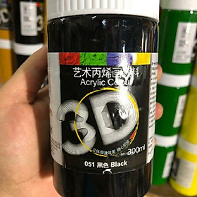  MÀU ACRYLIC - 3D 300ML ( Bảng màu chính)