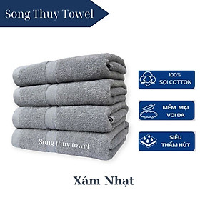 Mua Khăn Gội   Quấn Đầu 34x78 cm   100% cotton  thấm hút tốt   không phai màu   không xù lông