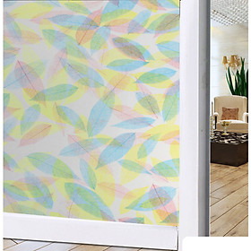 Mua COMBO 5M DECAL GIẤY DÁN KÍNH KEO SẴN KHỔ 45CM MẪU LÁ NHIỀU MÀU
