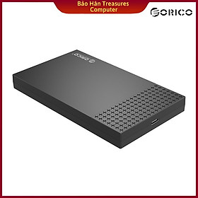 Mua Hộp Đựng Ổ Cứng ORICO 2526C3-BK (Đen) 2.5   SSD/HDD SATA 3 USB 3.1 Type-C Hàng Chính Hãng