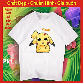 áo thun pikachu 1, chất đẹp bao đổi trả