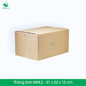 10 Thùng hộp carton - Mã MHL2 - Kích thước 31x22x13