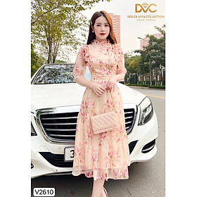 Mua Đầm dáng xòe thiết kế cao cấp V2667 - Đẹp Shop DVC - size S tại Tâm Shopp DVC