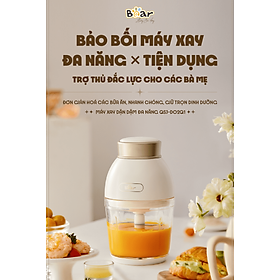 Mua Máy xay ăn dặm 0.6L Bear-QSJ-D02Q1 Công suất 200W Dung tích 600ml  Máy xay đa năng 6 lưỡi dao và cối thủy tinh  Hàng chính hãng. Bảo hành 18 tháng Gia dung TULI