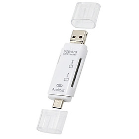 Mua Đầu đọc thẻ nhớ 3 trong 1  TYPE-C  micro USB  USB2.0 kết nối thẻ TF và SD  truyền dữ liệu thuận tiện nhanh chóng