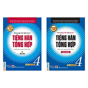 Combo Tiếng Hàn Tổng Hợp Dành Cho Người Việt Nam - Trung Cấp 4 (Phiên Bản Mới In Màu / Sách Gíao Khoa + Sách Bài Tập) - The King of Book