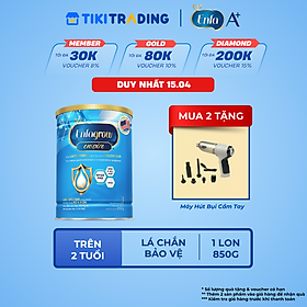Sữa bột Enfagrow Enspire 3 850g hỗ trợ đề kháng với Lactoferrin dành cho trẻ từ 2-6 tuổi