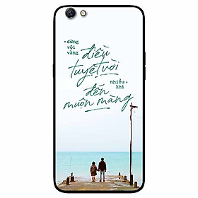 Ốp lưng in cho Oppo A71 Mẫu Điều Tuyệt Vời