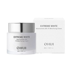 Kem dưỡng sáng chuyên sâu cải thiện sắc da OHUI Extreme White Niacinamide 10% TX MelaToning Cream 60ml