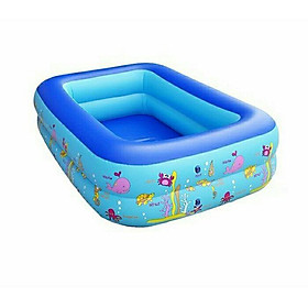 Mua Bể bơi phao bơi 2 tầng 1m5 hàng cao cấp tặng kèm miếng vá