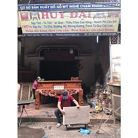 Mua sập thờ gỗ mít  gụ gỗ sồi chân 24cm