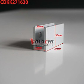 Mua Chân Đế Kẹp Kính Nhôm - Chân Đế Kẹp Kính Cố Định và Tạo Liên kết Vách Ngăn MỘC VIỆT