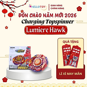 Đồ Chơi Con Quay CHARGING TOP SPINNER Lumiere Hawk (Kèm Bệ Phóng) - Hellotoy