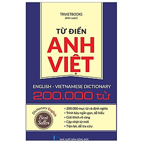 Từ Điển Anh Việt 200.000 Từ