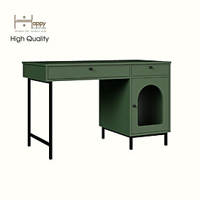 Mua  Happy Home Furniture  SISEEL  Bàn làm việc 2 ngăn kéo - 1 cửa mở chân sắt   120cm x 59cm x 75cm ( DxRxC)  BAN_094