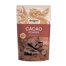 Bột cacao nguyên chất hữu cơ Dragon superfoods 200g