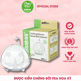 Miếng lót hứng sữa con bọ rùa HaaKaa. Dung tích 40ml và 75ml. Chất liệu silicone cao cấp, an toàn. Không chứa BPA, PVC và phthalate