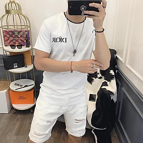 ÁO T-SHIRT GHIM BĂNG LOGO LƯNG TO