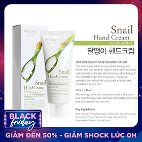 Kem dưỡng da tay ốc sên 3W Clinic Snail Hand Cream (100ml)