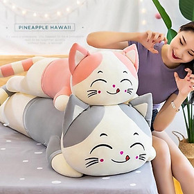 Gấu Bông Con Mèo Liếm Mép, Mèo Bông Cute Nhiều màu Sắc