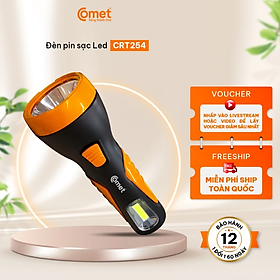 Mua Đèn Pin Sạc Led COMET CRT254 2W đa năng nhựa ABS 2 chế độ sáng Pin sạc 400mAh lead-acid