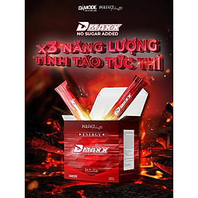 DMAXX thức uống bổ sung vitamin năng lượng không đường DAMODE 1 gói dùng thử màu đỏ