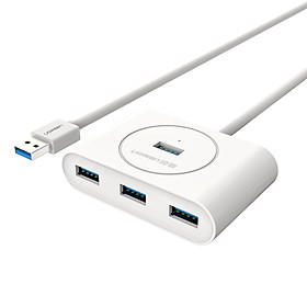 Hub USB 3.0 4 cổng tốc độ 5Gbps UGREEN CR113 dài 30cm 20282 - Hàng Chính Hãng