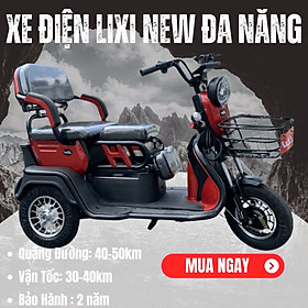 XE 3 BÁNH ĐIỆN LIXI ĐA NĂNG NEW