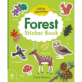 Sách hoạt động thiếu nhi tiếng Anh: Little Observers: Forest Sticker Book