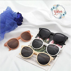 Kính ulzzang gọng tròn Nam Nữ Hàn Quốc Xì Tin D06