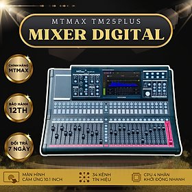 Mixer Digital Sân Khấu MTMAX TM25Plus Cao Cấp Màn Hình Cảm Ứng 10.1 inch Công Nghệ Hiện Đại Chuyên Karaoke, Sân Khấu, Hội Nghị, Bữa Tiệc, Đám Cưới, Hàng Chính Hãng