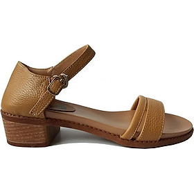 Giày Sandal Cao Gót BIGGBEN Da Bò Thật SDCG43