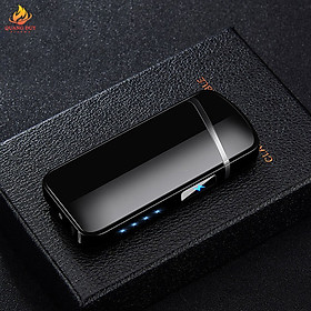 Mua Bật lửa độc lạ cảm ứng vân tay 4 tia điện plasma sạc pin tiện lợi