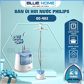 Mua Bàn Ủi Hơi Nước Đứng PHILIPS GC482  1600W -1.4Lit  Phun Hơi Liên Tục  Hàng Chính Hãng