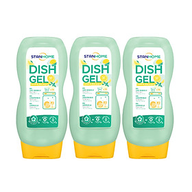 Set 3 gel rửa bát cho máy Stanhome Dish gel lemon mint 720ml *3 chai 37241