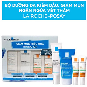 Bộ Sản Phẩm La Roche-Posay Giảm Mụn, Mờ Thâm Hiệu Quả Trong 12H